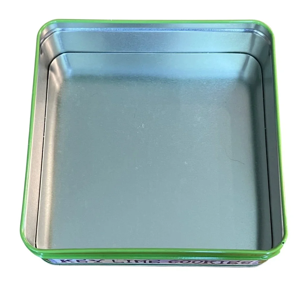 Vintage Kermit's Key West Hemingway House Cats Cookie Tin Martha dePoo Art Green